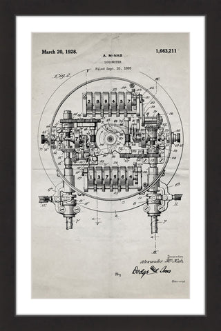 Logometer 1920 Old Paper