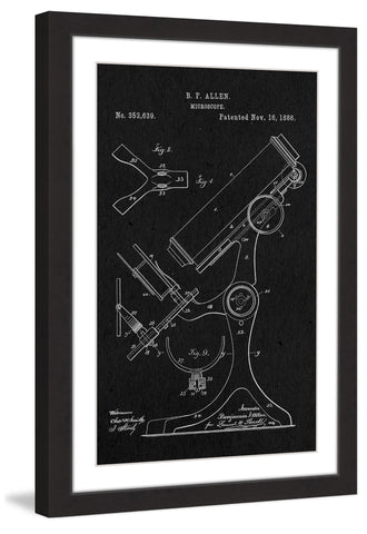 Microscope 1886 Black Paper
