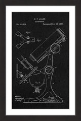 Microscope 1886 Black Paper