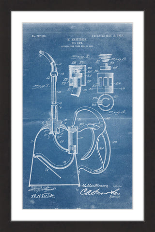 Oil Can 1903 Blueprint