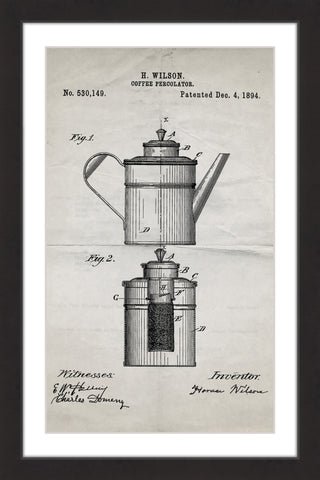 Percolator 1894 Old Paper