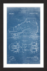 Roller Skate 1908 Blueprint