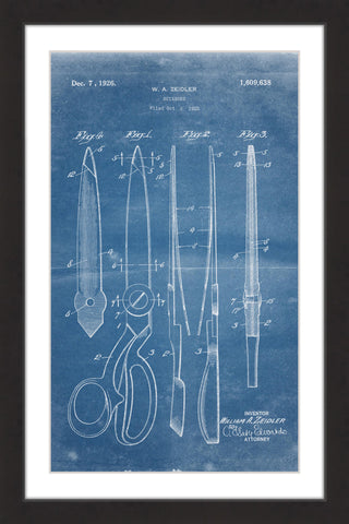 Scissors 1925 Blueprint