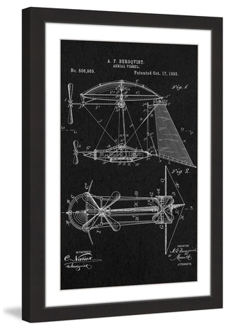 Aerial Vessel 1893 Black Paper