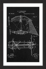 Aerial Vessel 1893 Black Paper