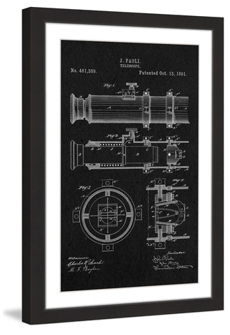 Telescope 1891 Black Paper