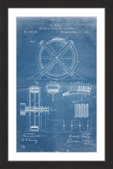 Tesla Arc Lamp 1891 Blueprint