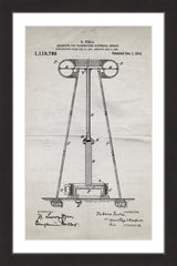 Tesla Coil 1914 Old Paper