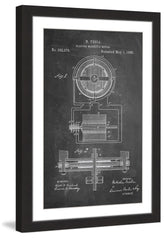 Tesla Motor 1888 Chalk