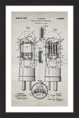 Vacuum Tube 1924 Old Paper