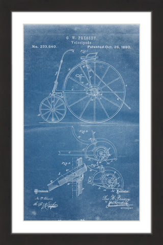 Velocipede 1880 Blueprint