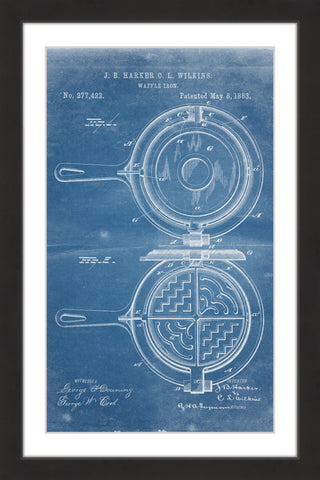 Waffle Iron 1883 Blueprint