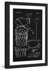 Basketball Hoop 1925 Black Paper