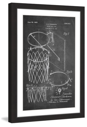Basketball Hoop 1925 Chalk