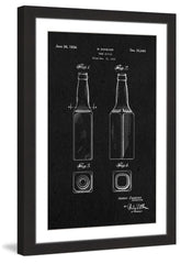 Beer Bottle 1933 Black Paper