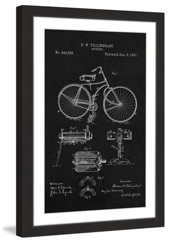 Bicycle 1891 Black Paper