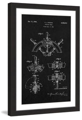 Boat Steering Wheel 1941 Black Paper