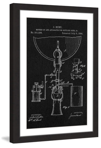 Bottling Beer 1884 Black Paper