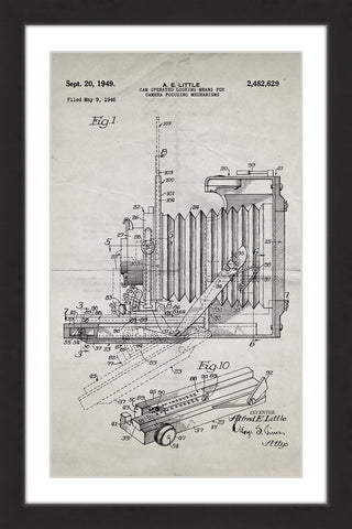 Camera 1949 Old Paper