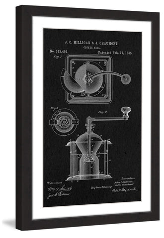 Coffee Mill 1885 Black Paper