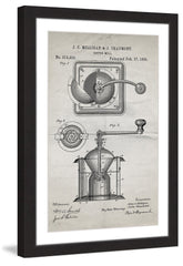 Coffee Mill 1885 Old Paper