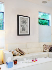 Coffee Mill 1885 Old Paper