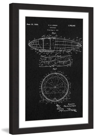 Dirigible 1922 Black Paper