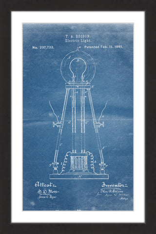 Edison Light 1881 Blueprint