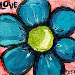 Love Blue Flower