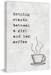 Girl and Her Coffee