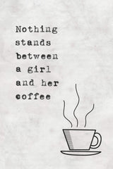 Girl and Her Coffee