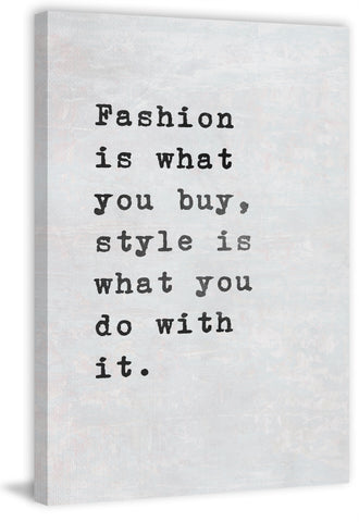 Fashion Is What You Buy
