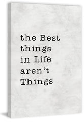 Best Things Aren't Things