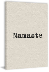 Typewritten Namaste
