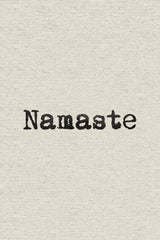 Typewritten Namaste