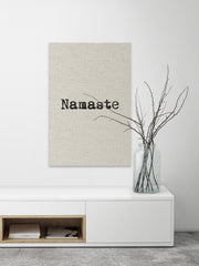 Typewritten Namaste