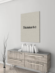 Typewritten Namaste