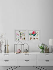 Growing Pink Diptych