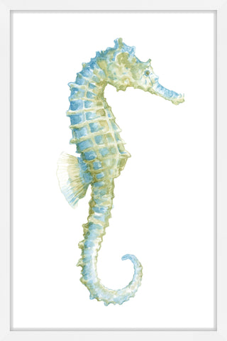 Watercolor Seahorse I
