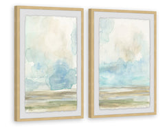 Pale Sunset Diptych