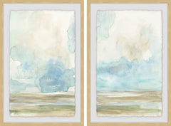 Pale Sunset Diptych