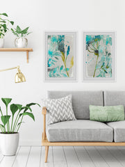 Flower Layers Diptych