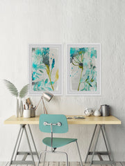 Flower Layers Diptych