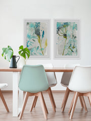 Flower Layers Diptych