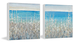 Flowers by the Sea Diptych