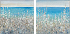 Flowers by the Sea Diptych