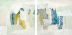 Encaustic Window Diptych