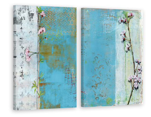 Willow Bloom Diptych