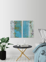 Willow Bloom Diptych