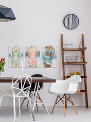 Bygone Bathers Triptych